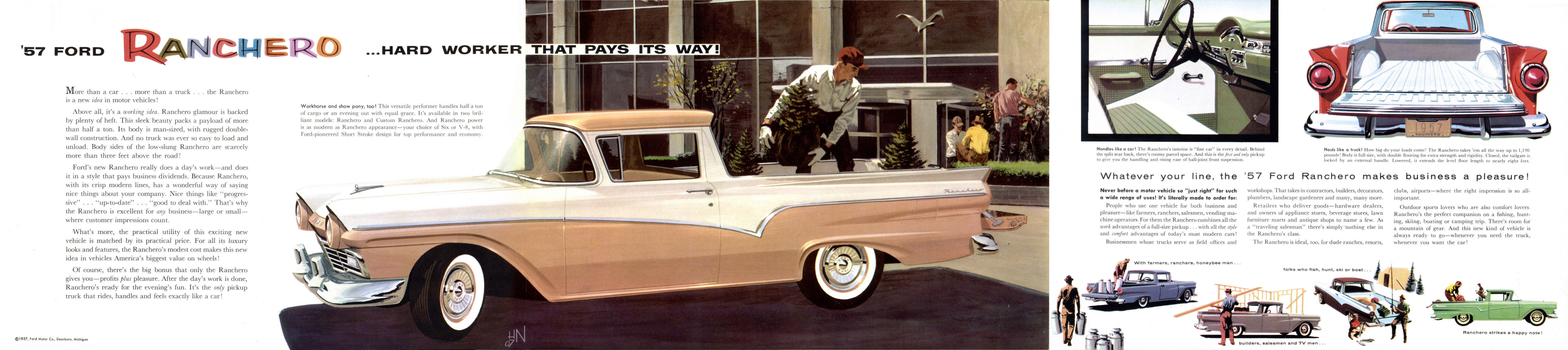 1957 Ford Ranchero Foldout Page 4